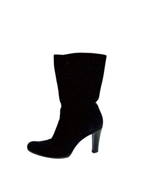 Gucci 104 Suede Boots Black